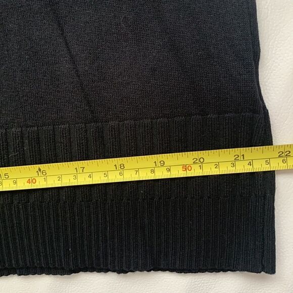 Cable & Gange Oversized Black Sweater Women’s Size M - Picture 6 of 8